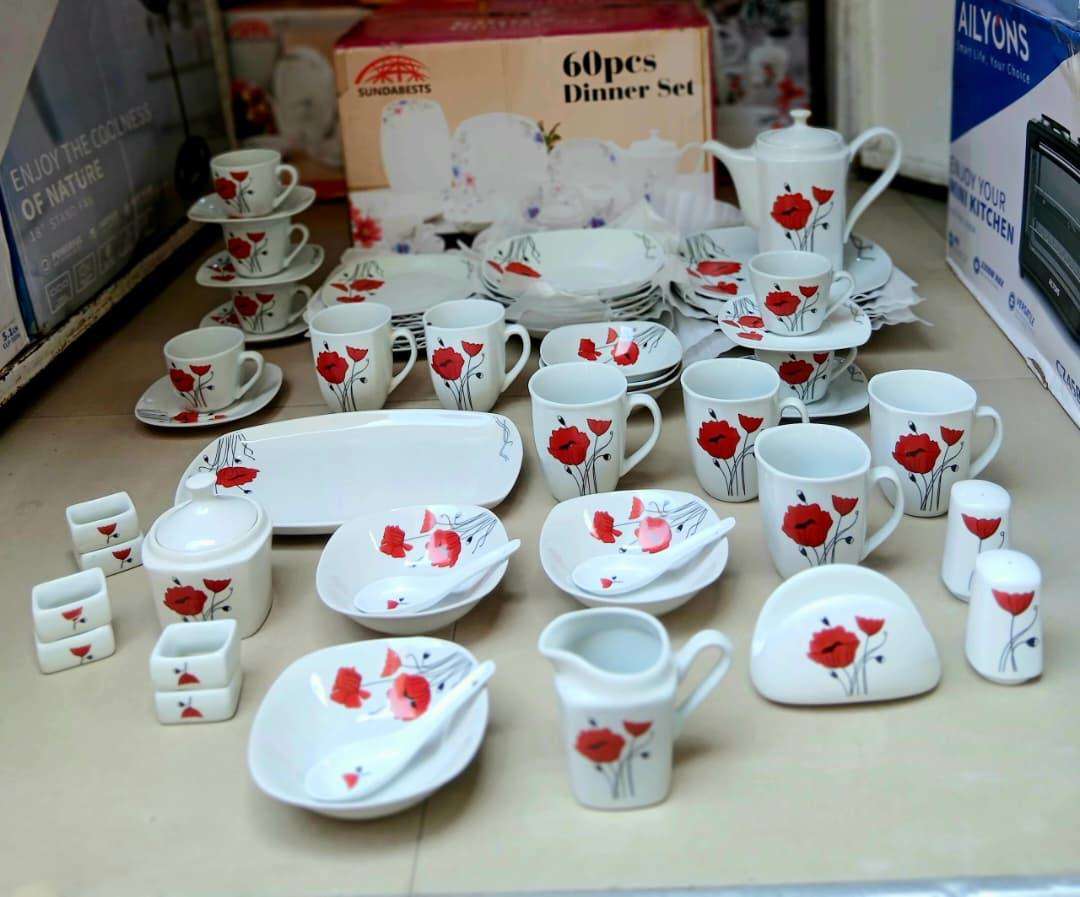 60-piece Sundabests dinner set