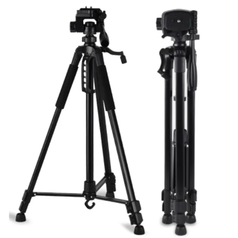 Professional Adjustable Camera Tripod Stand – Heavy-Duty Photography & Video Tripod with 3-Way Pan Head, Extendable Legs & Universal Camera Mount (1.7meter)