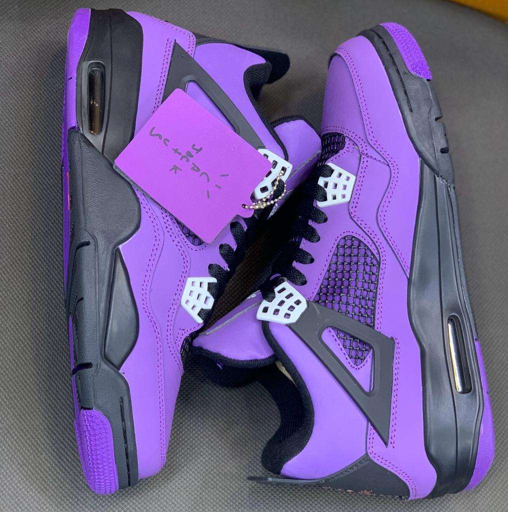 Air Jordan 4 x Travis Scott F F Friends and Family Purple Sneakers ChapMart Online Marketplace for Fast Growing Businesses