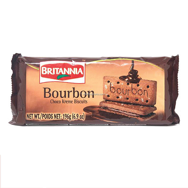 Britannia Bourbon Biscuits 196gm