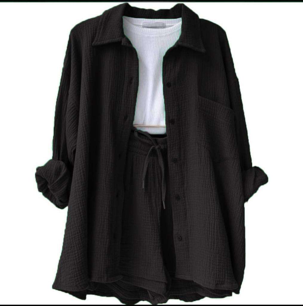 Casual women blouse and short