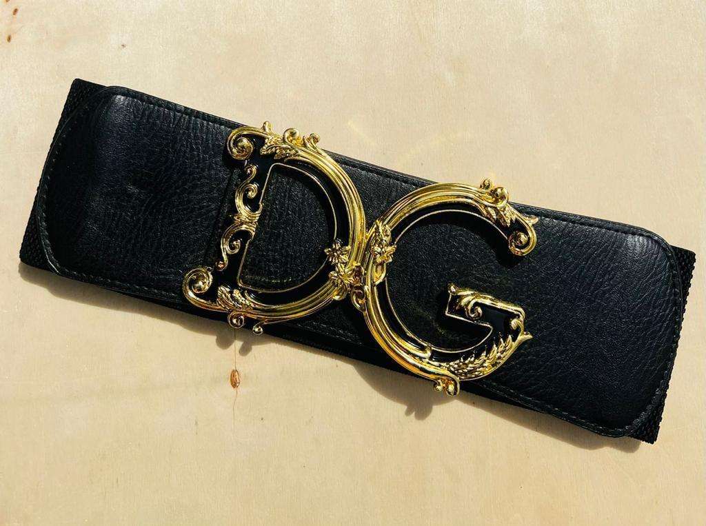 Dolce & Gabbana DG Baroque leather belt