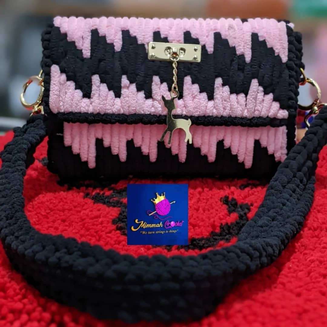 Hand made crochet bag