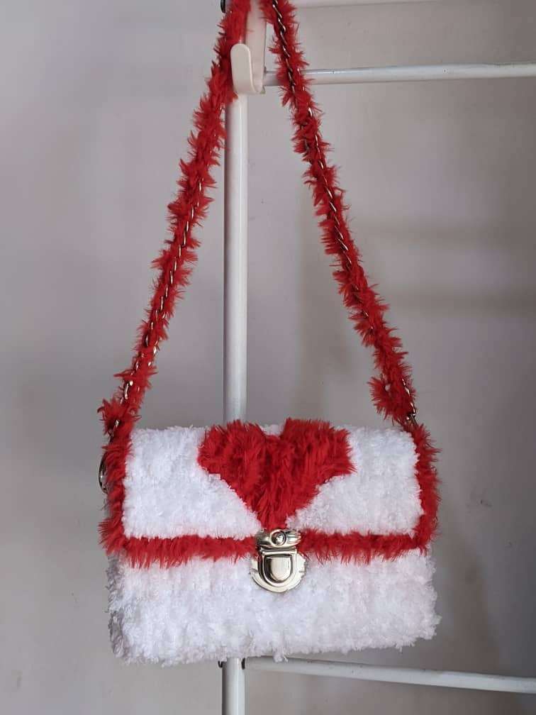 Hand made crochet bag
