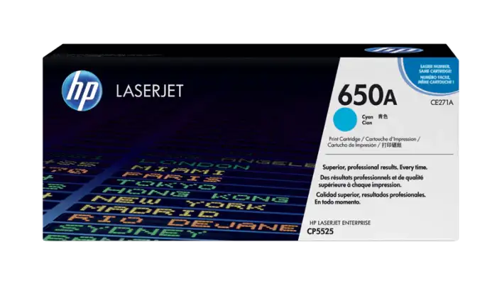 HP TONER CE271A - CYAN - (650A)