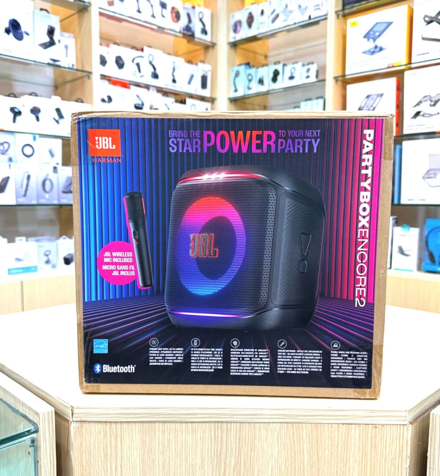 JBL PartyBox Encore 2 Portable Party Speaker.