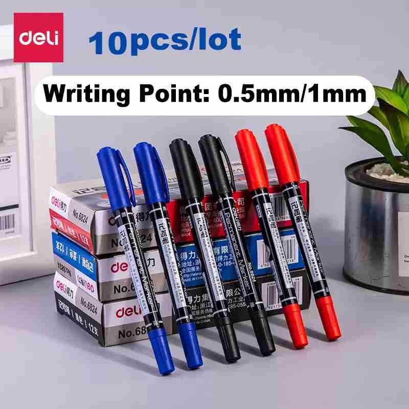 Marker Pen Permanent Deli (1x10)