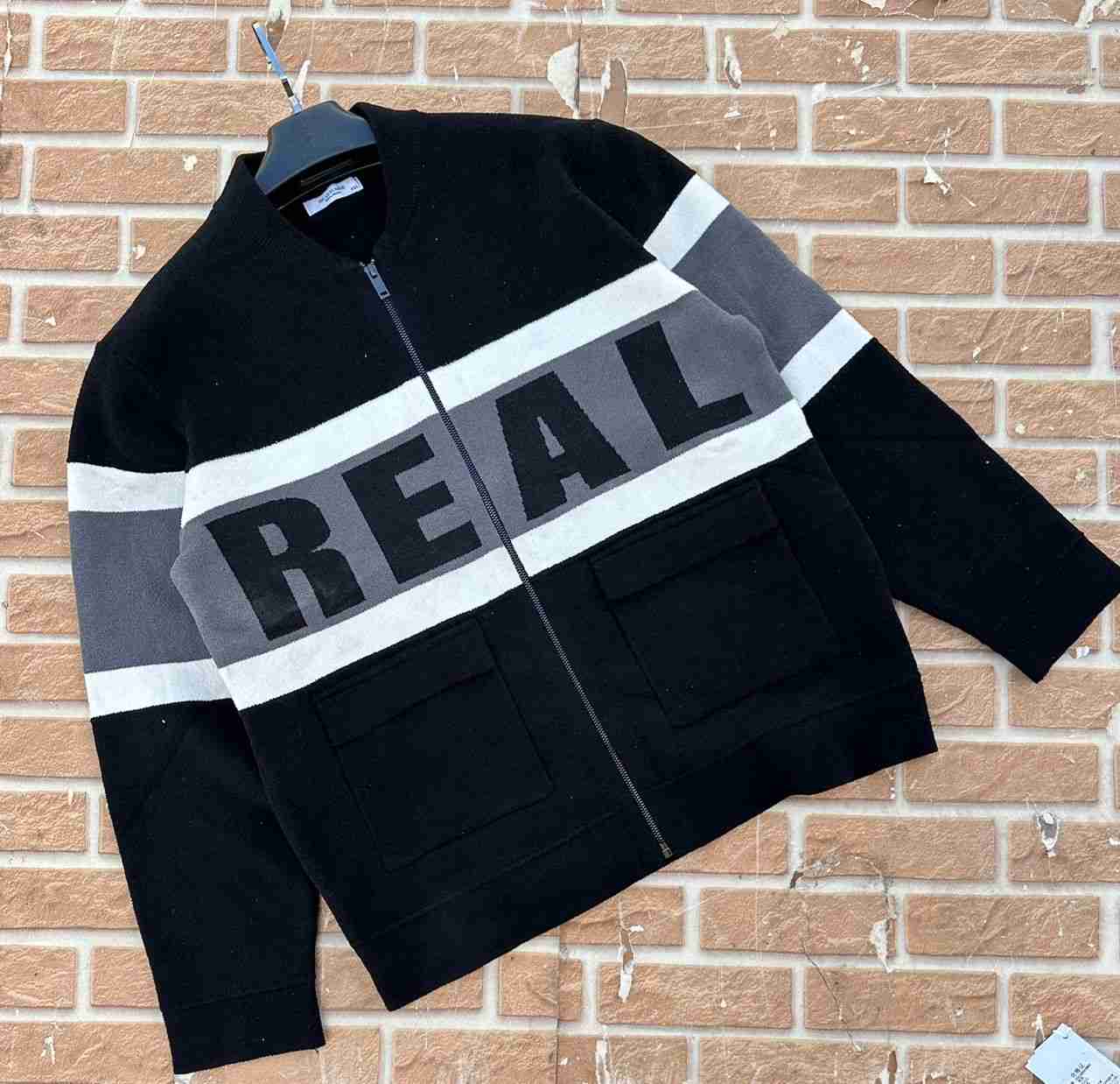 Men free size knit jacket