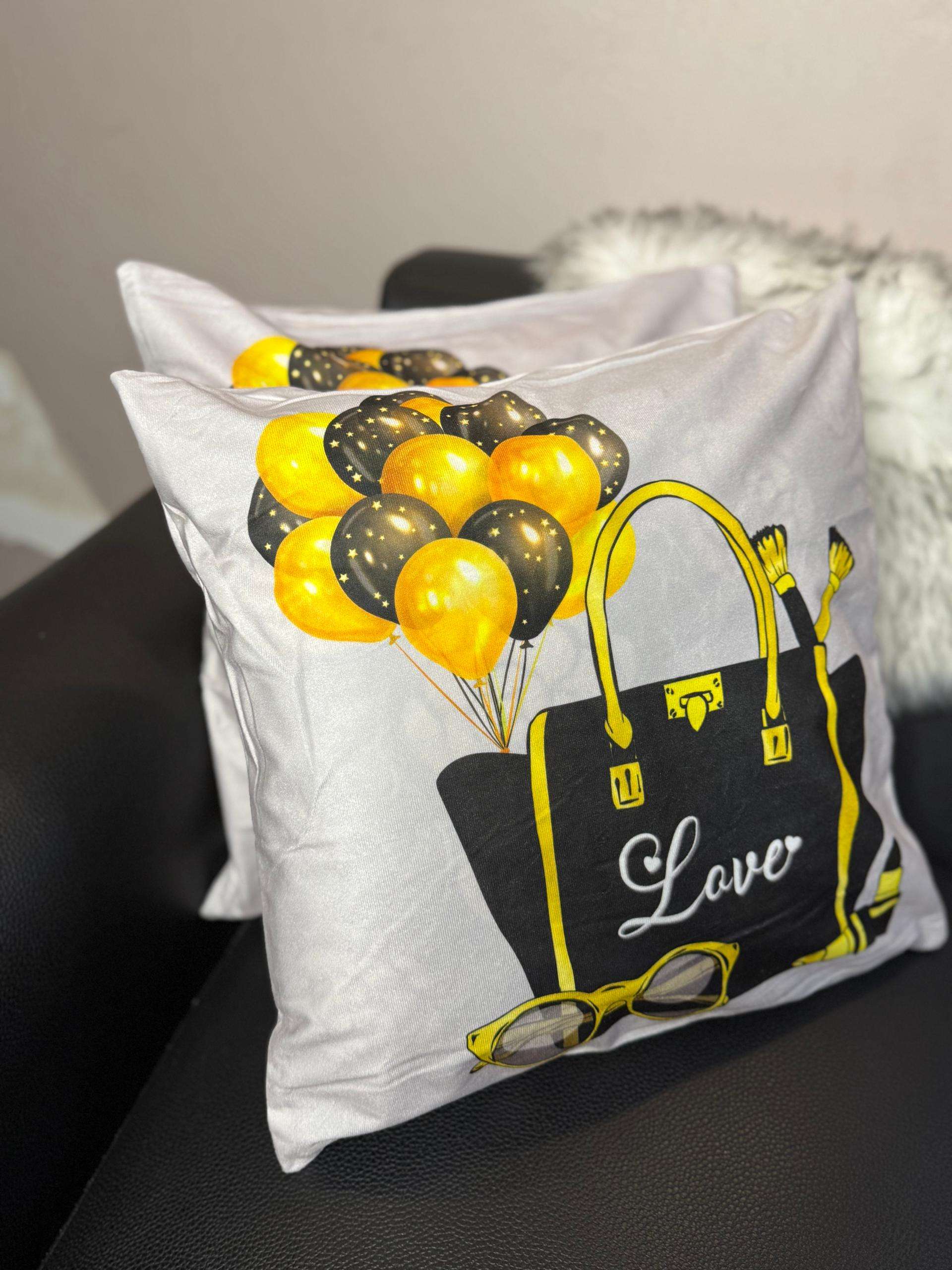 Pillowcase Geometric Minimalist Cushion Cases for Home Couch Sofa (22 x 22 Pillow Cover)