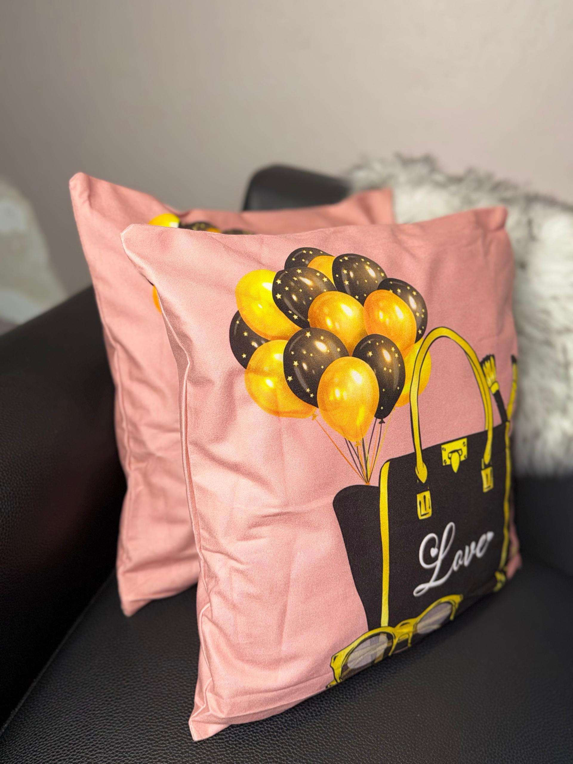 Pillowcase Geometric Minimalist Cushion Cases for Home Couch Sofa (22 x 22 Pillow Cover)