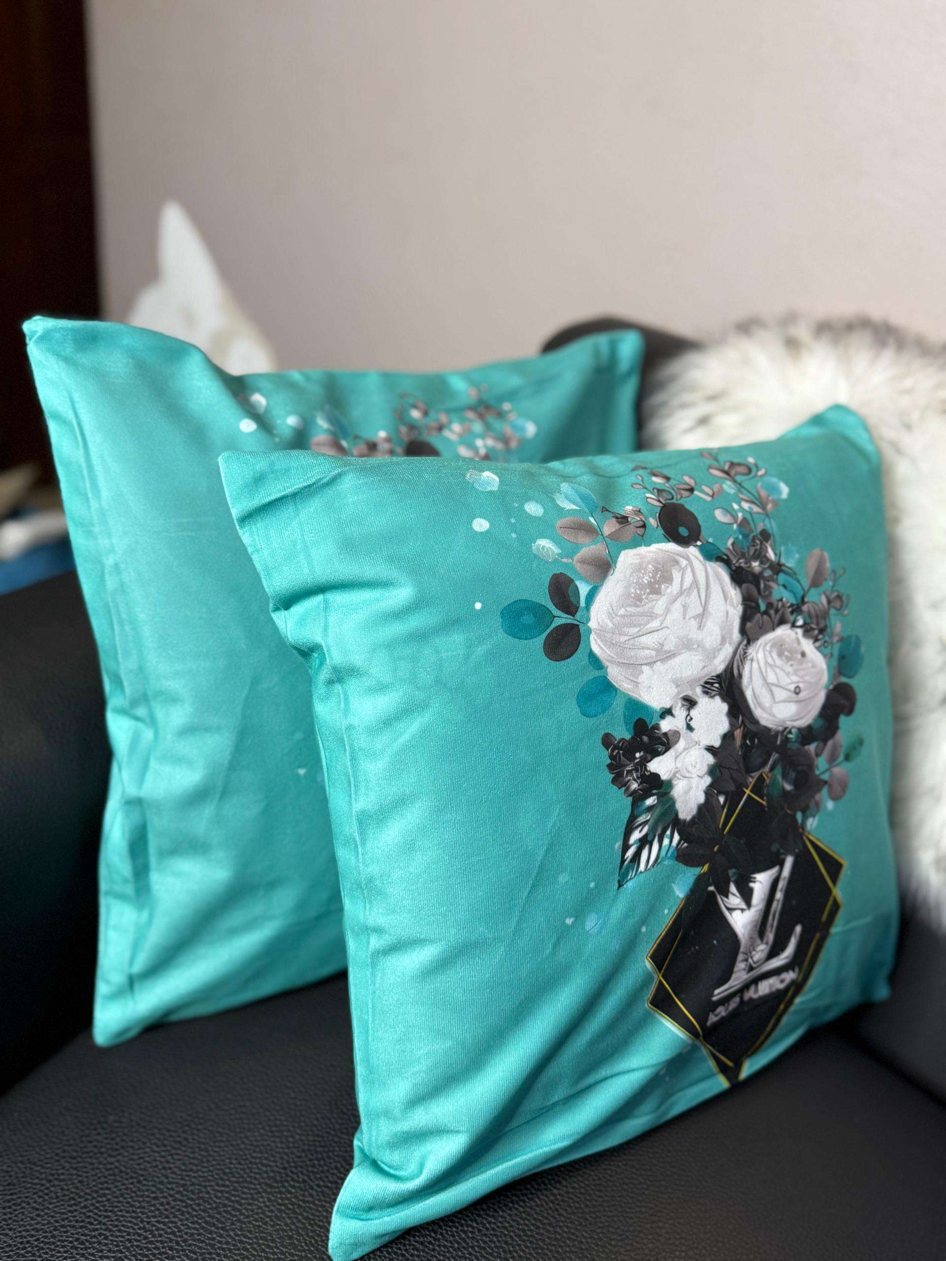 Pillowcase Geometric Minimalist Cushion Cases for Home Couch Sofa (22 x 22 Pillow Cover)