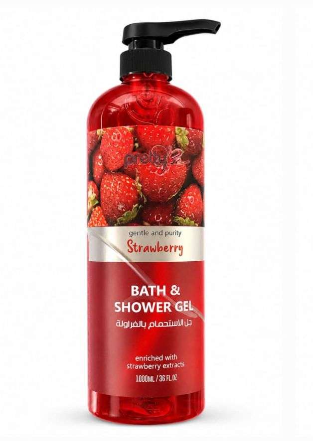 Pretty Be Strawberry Bath & Shower Gel 1000ml