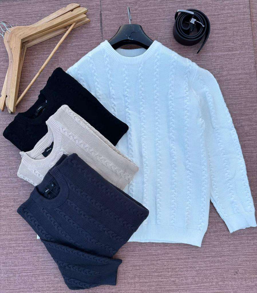 Pure cotton long sleeves sweater T-shirt