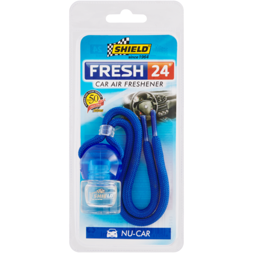 SHIELD FRESH 24 AIR FRESHNER NU-CAR 7MLS (SH1243)