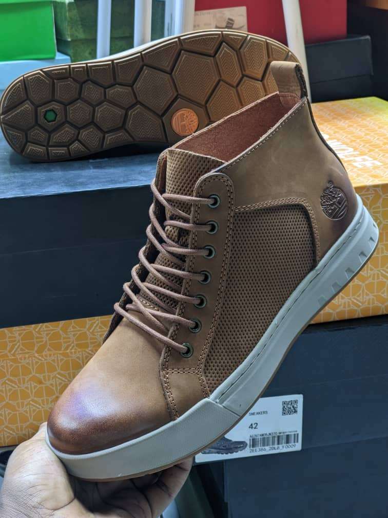 Timberland male leather sneakers