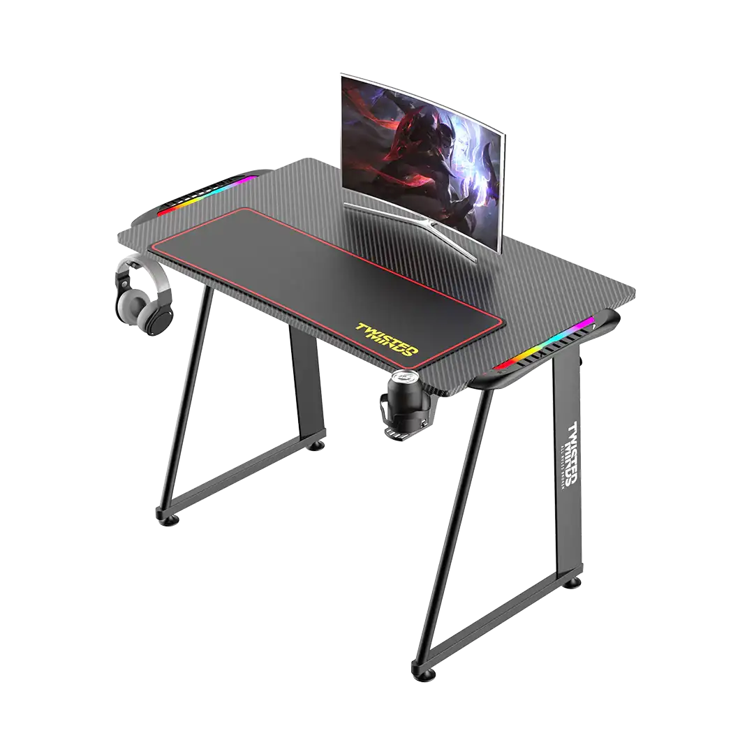 Twisted Minds A Shaped Gaming Desk