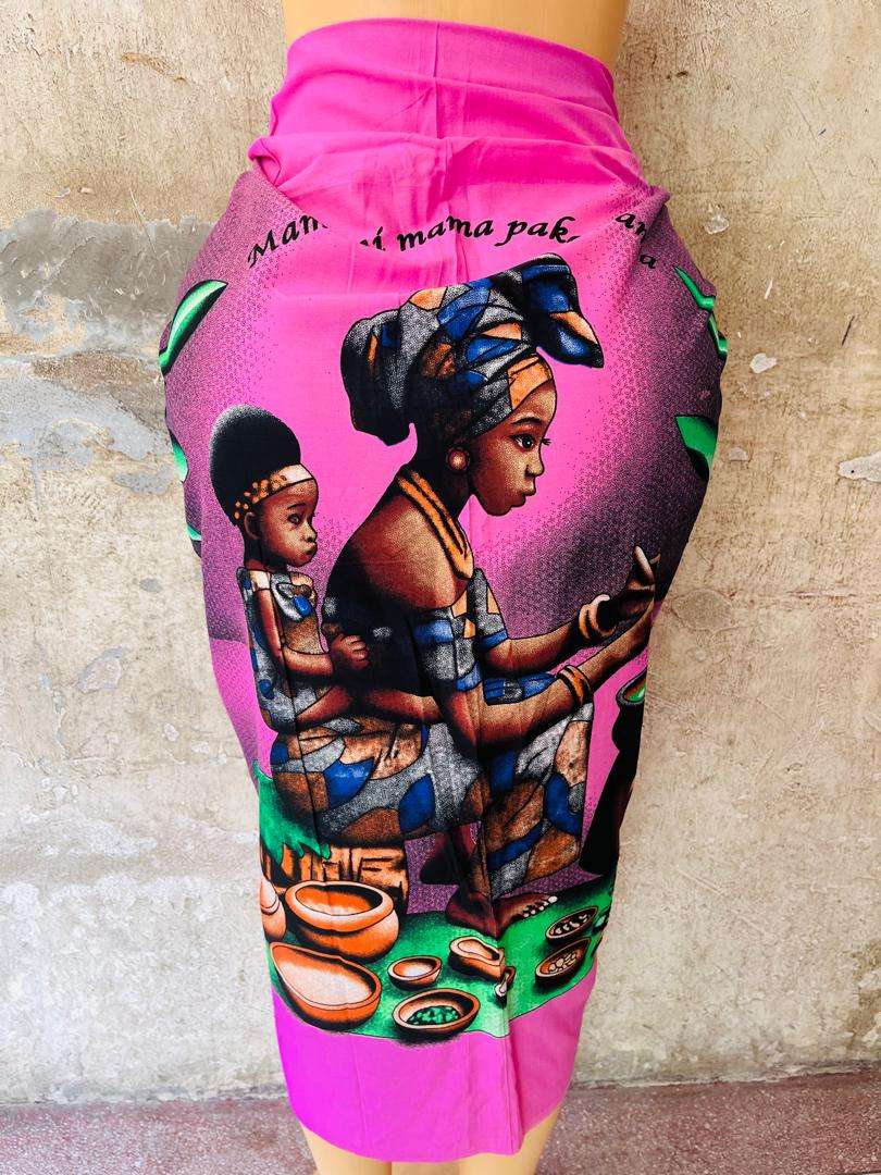 Women's Beach Long Sarong Swimsuit Coverups Chiffon Scarf with Tassels Bathing Suit Skirt Bikini Wraps for Women Swimwear Multicoloured (African Vikoi)