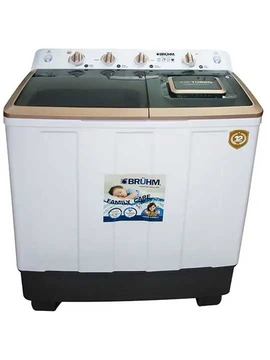 Bruhm 14Kg Twin Tub Semi Automatic Washing Machine BWT-140H