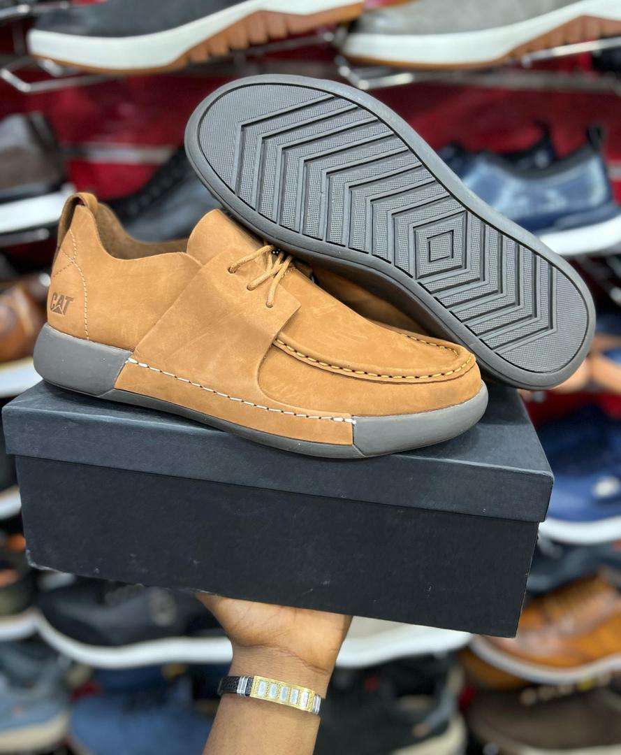 Genuine leather CAT low cut shoes