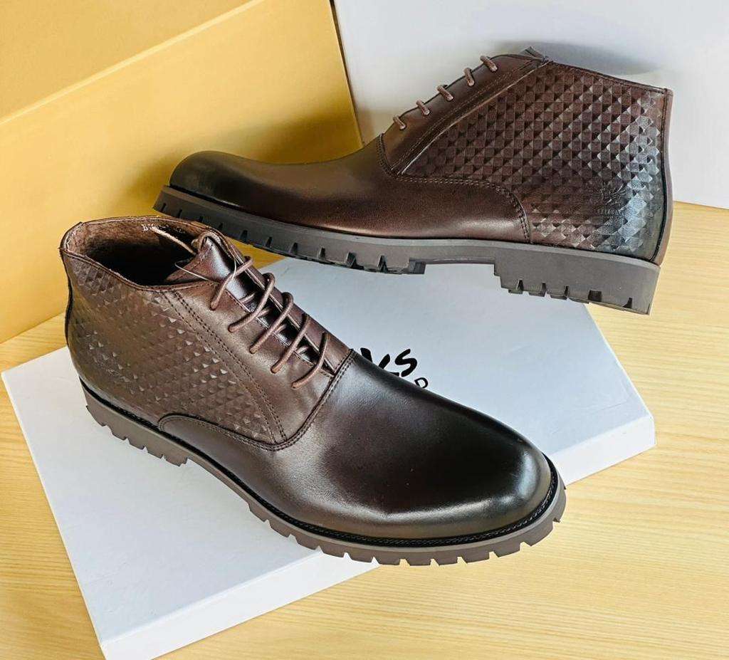 Italian leather male shoes