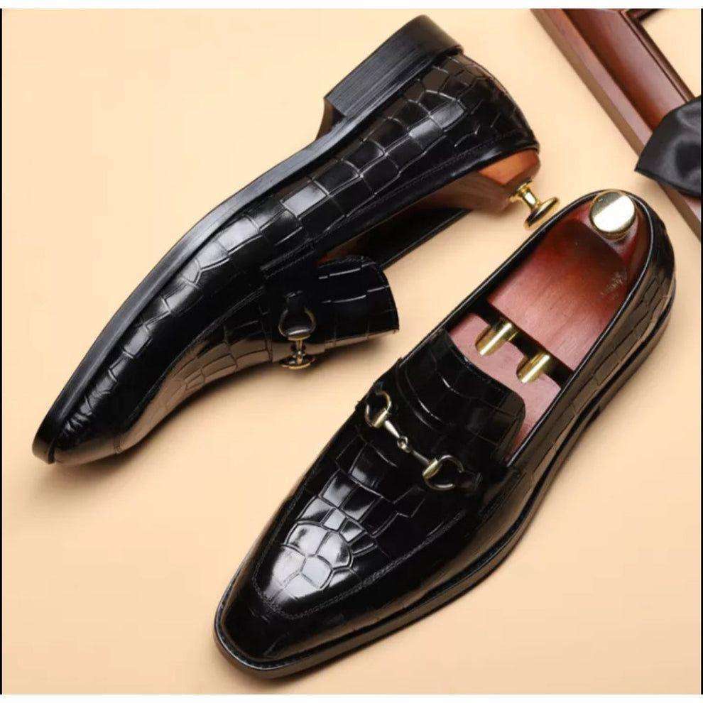 Italian leather male shoes