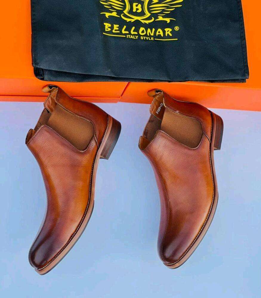 Italian leather male shoes