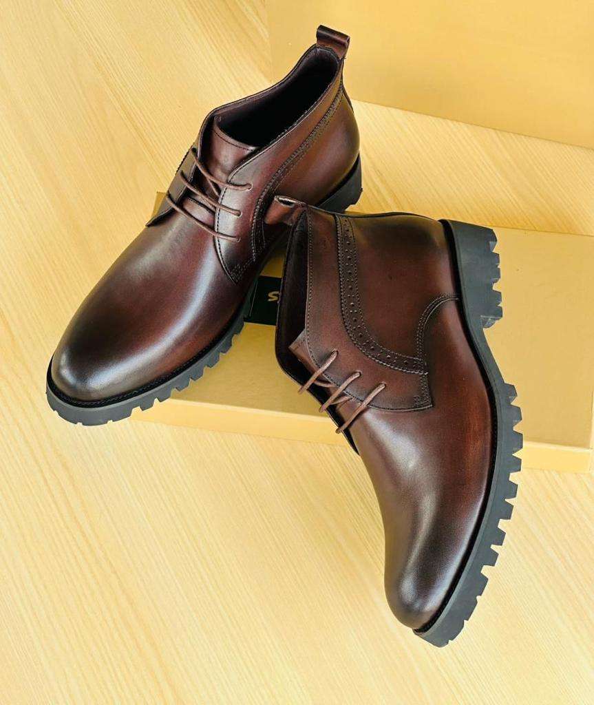 Italian leather male shoes
