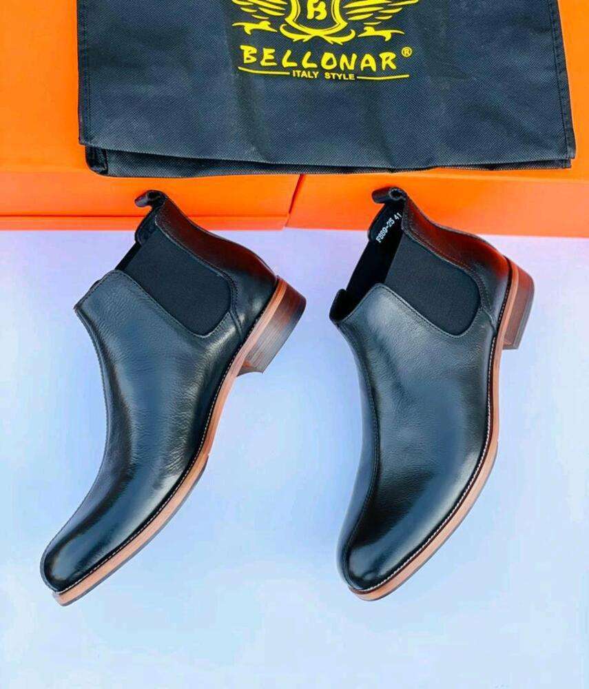 Italian leather male shoes