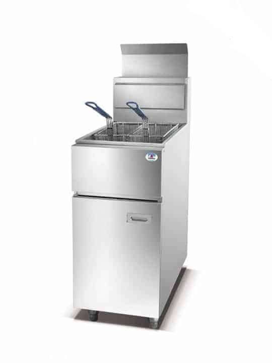 Nadstar Deep Fryer Gas with Stand 1 Side 25L
